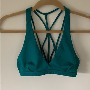Green Sports Bra